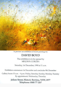 David Boyd Invitation