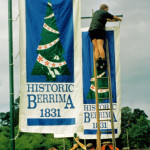 Flag designs were introduced as a way to promote community work in the local area Flags designed to celebrate Christmas in Berrima